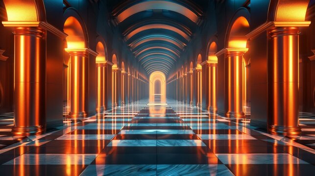 Futuristic Sci-Fi Corridor