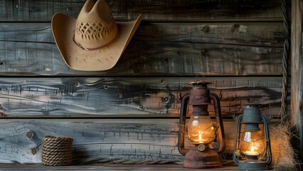Cowboy-themed Scrapbooking Supplies for Western Memories. Concept Western Memories, Cowboys, Scrapbooking Supplies, Theme Accessories