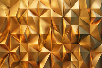 Realistic Gold Abstract 3D-Render Illustration Background