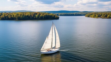 A Journey Across the Calm Lake