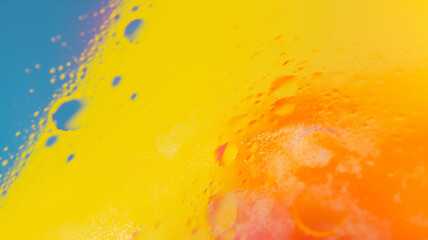 Obraz premium Closeup of Yellow and Orange Textured Background. Abstract Yellow and Orange Retro Grainy Gradient Texture Background.