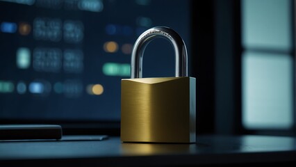 Fototapeta premium computer concept Securing Corporate Assets Importance of Cybersecurity