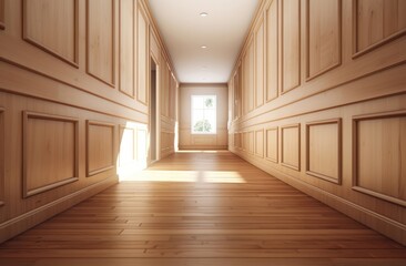 the corridor of a hotel room, a closet stands, offering a convenient storage solution for guests during their stay.