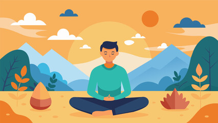 The gentle morning routine ends with a few moments of gratitude setting intentions for the day and feeling content and at peace..