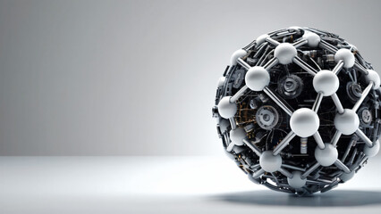 Fototapeta premium abstract background, technology, future, Artificial Intelligence, science, space, energy, imagination, web