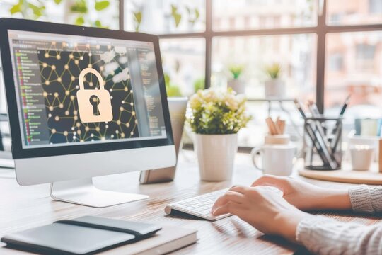 Safeguard business data with HTTPS and padlock security measures, leveraging API and OAuth for network protection, ensuring privacy and resilience against malware threats.