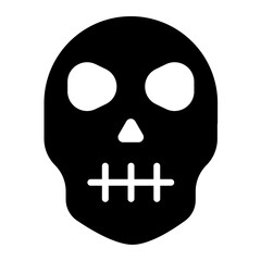 Skull glyph icon