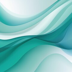 Teal ecology abstract vector background natural flow energy concept backdrop wave design promoting sustainability and organic harmony blank copyspace 