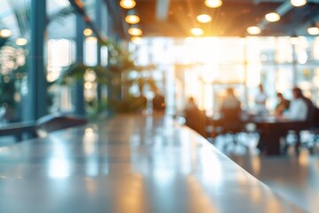 Close-up portrait of a business meeting in the office, generative AI. Beautiful simple AI generated image in 4K, unique.