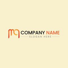 Initial MQ letter Logo Design vector Template. Abstract Letter MQ logo Design