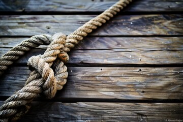 Fototapeta premium Close-up of colorful ropes tied on a black background.. Beautiful simple AI generated image in 4K, unique.
