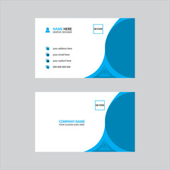 Minimalist business card design template