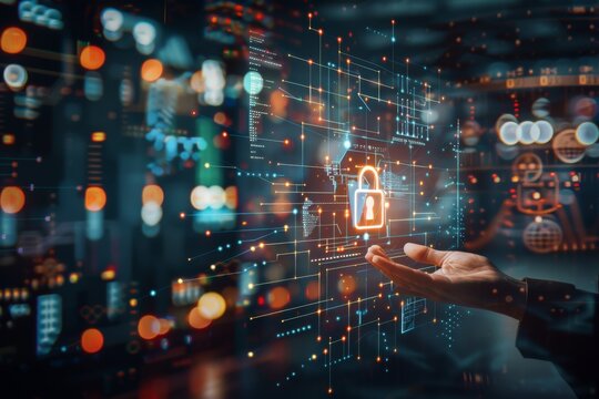 Protect business data and enhance network security with HTTPS and padlock, leveraging API and OAuth for robust privacy protection against malware.