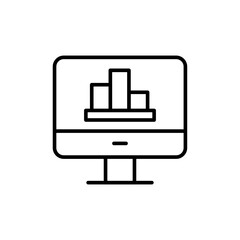 Winner podium outline icons, minimalist vector illustration ,simple transparent graphic element .Isolated on white background