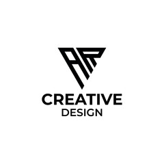 Obraz premium ar letter mark logo,ar sports logo,Ar geometric logo,AR logo,logo, business logo,company logo,