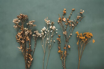 A close-up view of daisy flowers with a blurred background and copy space. Beautiful simple AI generated image in 4K, unique.