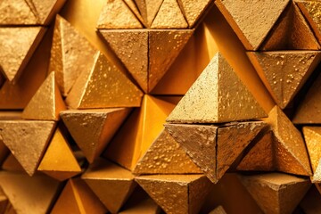 Abstract pattern wallpaper texture of geometric pattern golden design