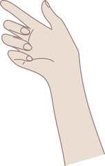 Hand doodle illustration on transparent background.
