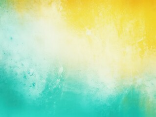 Turquoise white yellow template empty space color gradient rough abstract background shine bright light and glow grainy noise grungy texture blank 