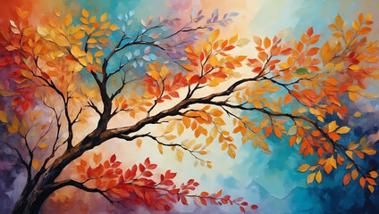 Hand drawn oil painting. Abstract art background. Oil painting on canvas. Color texture. Fragment of artwork. Spots of paint.
