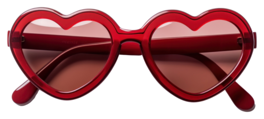 PNG Red heart sunglasses white background accessories.