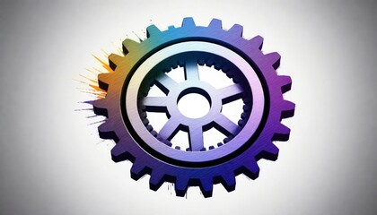 Digital-Painting-A-Gear-Icon-Representing-Settings (8)