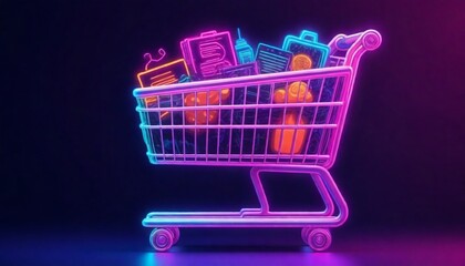 Cyberpunk-A-Shopping-Cart-Icon-Representing-Shoppi (4)