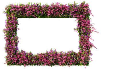 3D render garden decorated with orchids Multiple formats on a transparent background