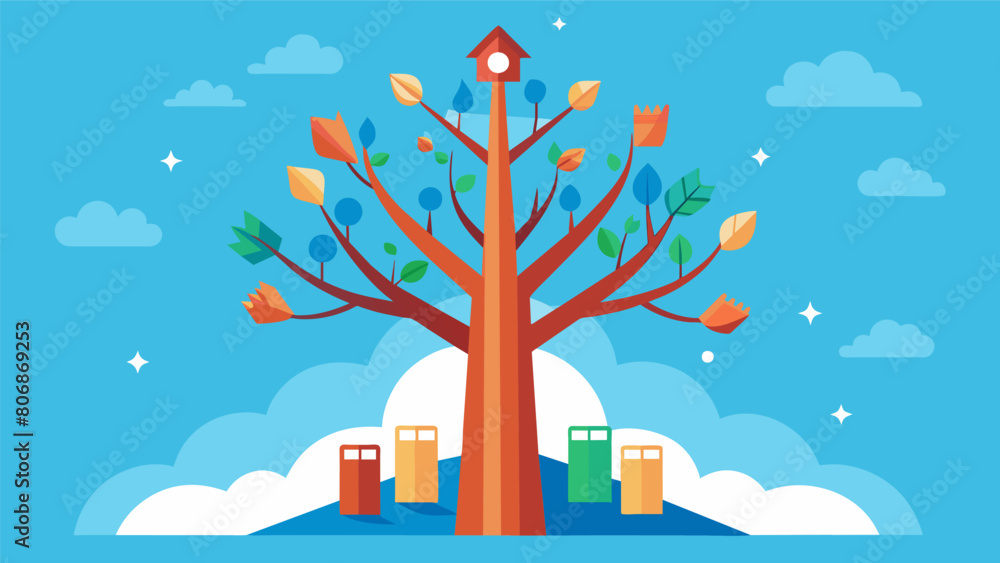 Poster the tree of reason stands tall and straight its branches reaching towards the heavens in search of t