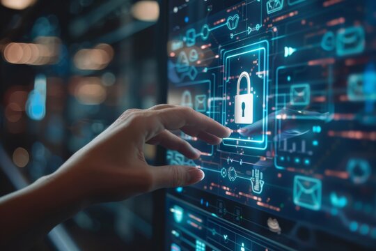 Utilize HTTPS and padlock protections to secure business networks, using API and OAuth to enhance data privacy and protect against malware threats.