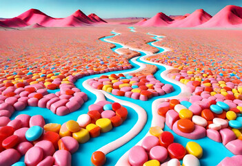 Sweet Sights: Desert Candy Dreamscapes