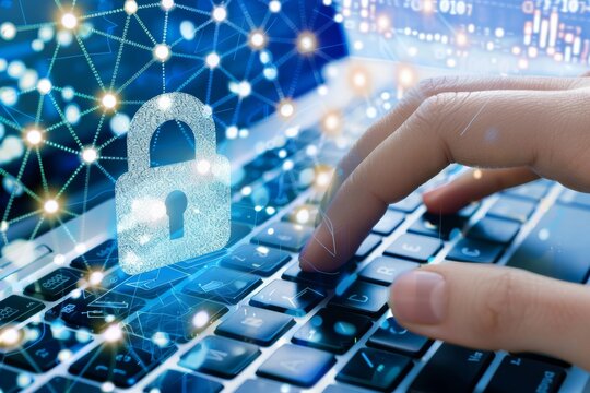 Bolster network security for businesses with HTTPS and padlock, utilizing API and OAuth to safeguard digital data privacy against malware.