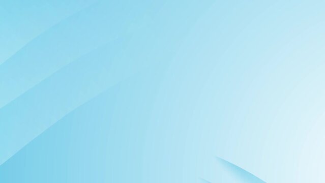 2D flat Animations loop 4K Blue color background abstract art with waves