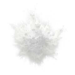 PNG exploding white powder effect, transparent background AI generated image by rawpixel