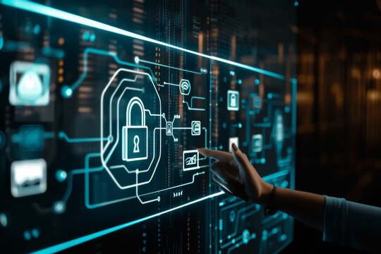 Integrate HTTPS and padlock security in business networks to safeguard data and privacy, using API and OAuth to provide robust protection against malware.
