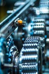 Naklejka premium Concept Industrial Automation: The Rhythm of Industrial.