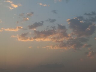 clouds at sunset