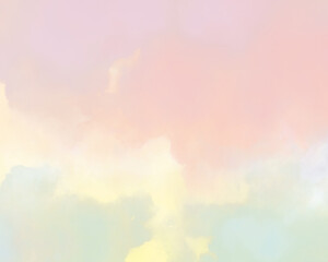 夕焼けの水彩テクスチャ背景