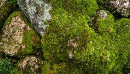 moss on stone