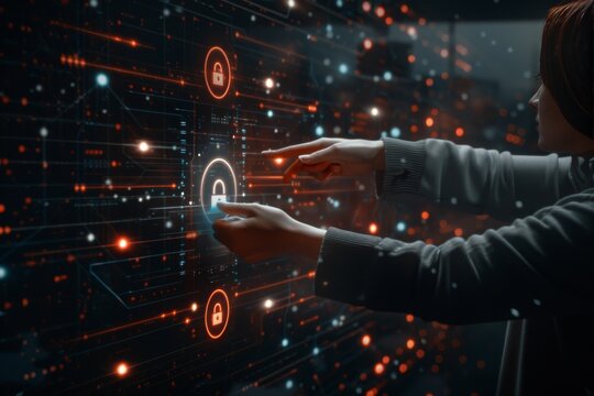 Leverage HTTPS and padlock security in business networks to protect data privacy, using API and OAuth for robust protection against malware threats.