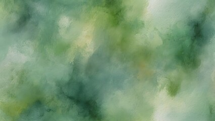 Obraz premium Watercolor Abstract Background - Green