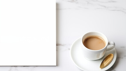 cup of coffee on table