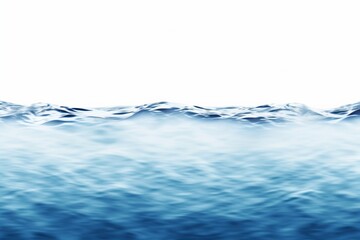  water calm surface isolated on transparent background, blue water, sharp on the edge, white background