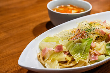 美味しいペペロンチーノ