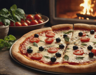 La pizza, con la sua croccantezza irresistibile, invita a un'esperienza culinaria unica.