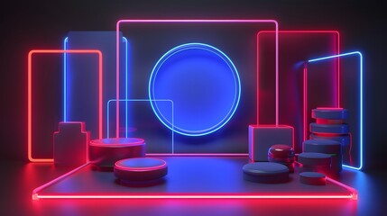 3d neon product platform
