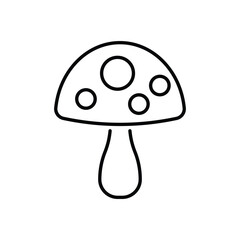 Mushroom vector icon