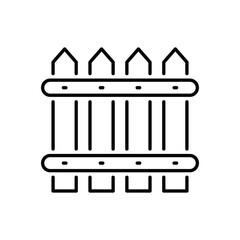 Fence  vector icon