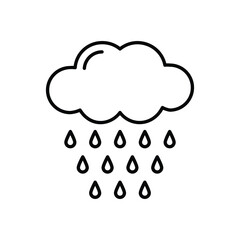 Rain vector icon
