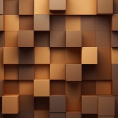 Brown minimalistic geometric abstract background with seamless dynamic square suit for corporate, business, wedding art display products blank 